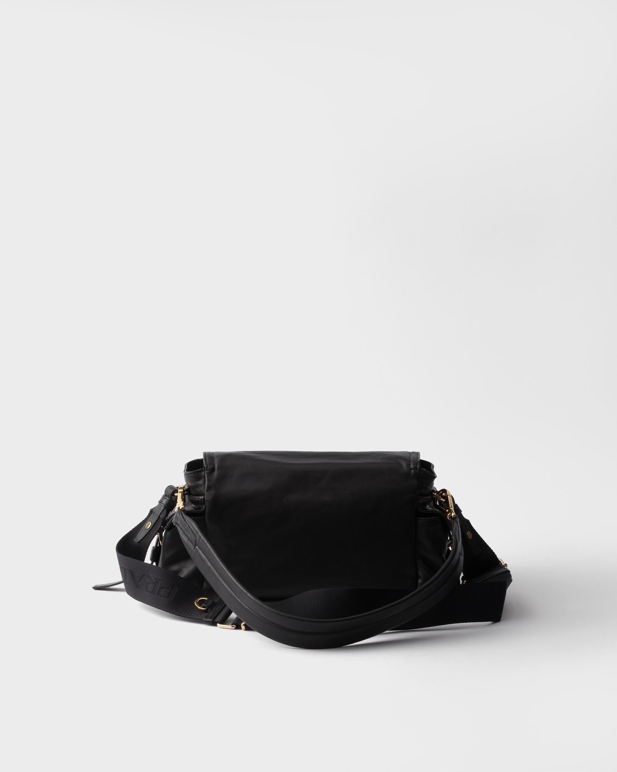 Medium Prada Explore nappa leather shoulder bag with flap - Image 9